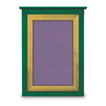 United Visual Products Sliding Glass Enclosed Letterboard, 96"x4, UV9009ACS-GOLD-WHITE UV9009ACS-GOLD-WHITE